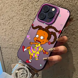 Popular Cartoon 'Rugrats' Phone Case Compatible with for iphone 17 Air 16/15/14/13/12/11 Pro Max/, Shockproof Matte Protective Cover.