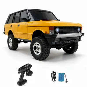 1:18 Scale 4WD Off-Road RC Rock Crawler, 2.4GHz Remote Control All-Terrain RC Truck with LED Lights, RC Toy Car for Boys & Girls