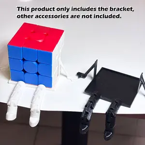 Cube Display Stand, Modern Design Cube Holder, Perfect for 3x3 Rubik's Cube, Elegant Tabletop Decor, Stylish Showcase Base