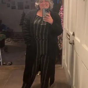 Product Review of Plus Plain Textured Drop Shoulder Cardigan, Casual Long Sleeve Pocket Coat for Women, Women's Plus Clothing for Spring & Fall from L**B