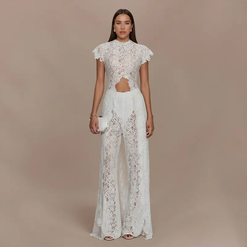 Lace trouser outfir - TikTok Shop