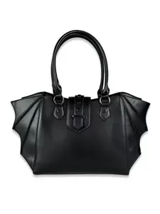 Gothic style practical, exquisite, fashionable and personalized batwing tote bag, niche design, atmospheric texture shoulder bag, can accommodate files and tablets, suitable for daily commuting, shopping, and gatherings