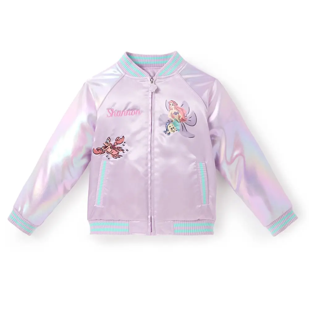 Disney Store Ariel Bomber Jacket for Girls – The Little Mermaid Disney Store Ariel Bomber Jacket for Girls – The Little Mermaid