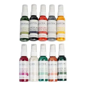 Crafts & Sewing Kingston Crafts Holiday Shimmer Sprays - Set of 10