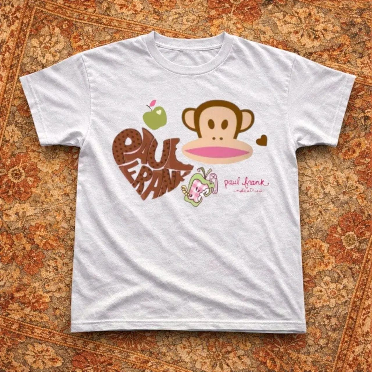 Paul Frank Graphic Baby Tee – Y2K Vintage Cartoon Aesthetic Top