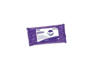 Kimberly-Clark - 6070 - W4 PreSat Alcohol Wipers, 70% IPA, 9 x 11, White, 40/Pack, 10/Carton