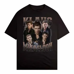 Vintage Klaus Mikaelson Shirt, Vintage Movie Shirt,  Gift for Her, Klaus Rock Style Bootleg Tee, Cotton Comfort Top Womenswear