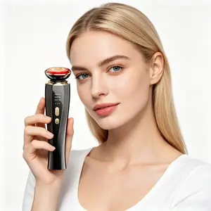The Sanhe Handheld Red Light Therapy Beauty Device is used to relieve facial and neck swelling and to firm the skin. Facial and neck lifting massager | Skin rejuvenation and anti-aging device