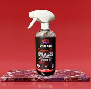 Forensic Red Grime Detecting Interior Cleaner, Color Changing Interior Cleaner, Reveals Hidden Dirt Instantly 100% Stain Free, Color Changing, pH-Reactive, Eco-Friendly Interior Cleaner.