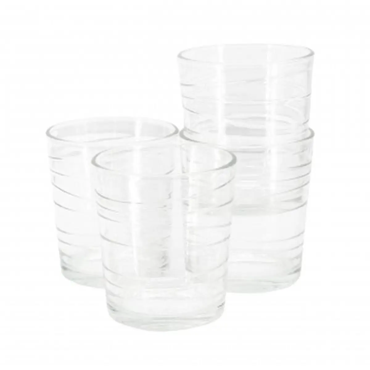 Gibson Home 141402.04 13.5 oz Swirl Double Old-Fashioned Glassware Set - 4 Piece