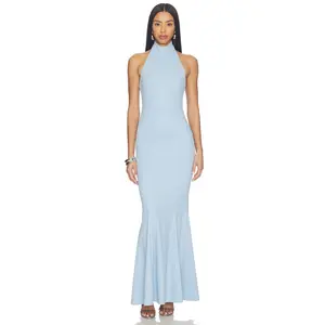 superdown Jacinta Fishtail Gown in Powder Blue