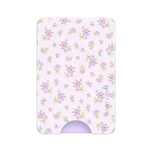 Dainty Lilac Floral MagSafe Wallet