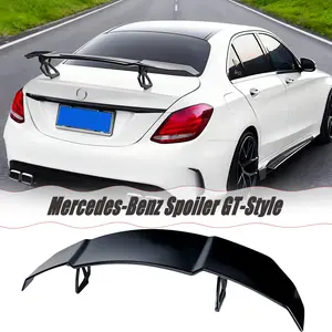 MUTUSAISI 55"x8" Rear Racing Spoiler Wing Fit for Mercedes Benz CLA C Class W204 W205 C204 C205  C117 C118 V177 Sedan Coupe Decklid Lip Exterior Accessories