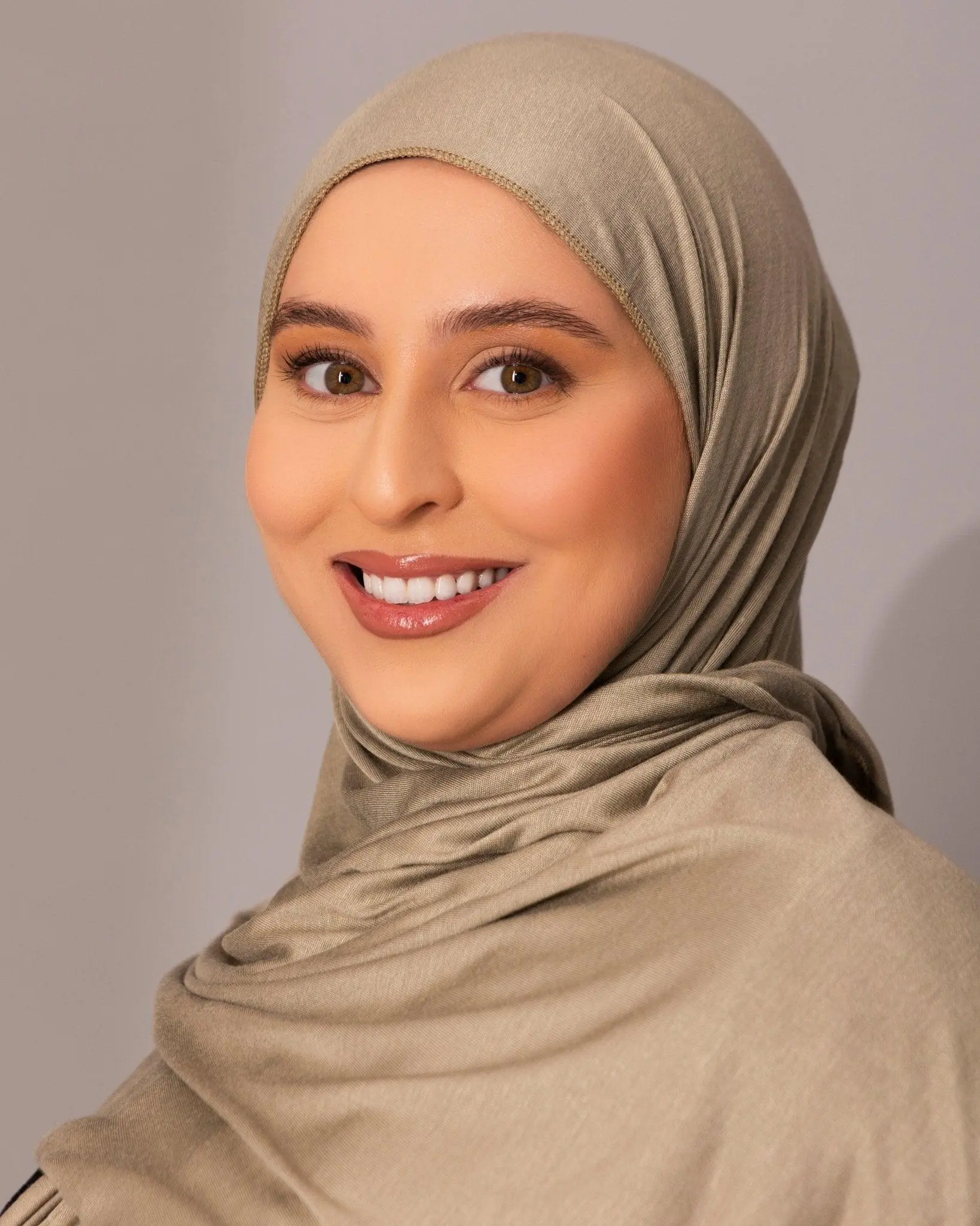 Premium Jersey Hijab - Sage Taupe