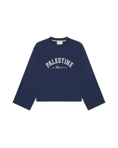 Palestine Varsity Long Sleeve Navy