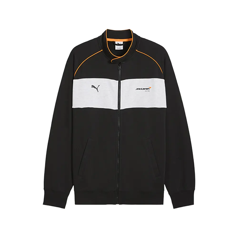 PUMA Mens Mclaren Sweat Jacket Athletic Outerwear Casual - Black