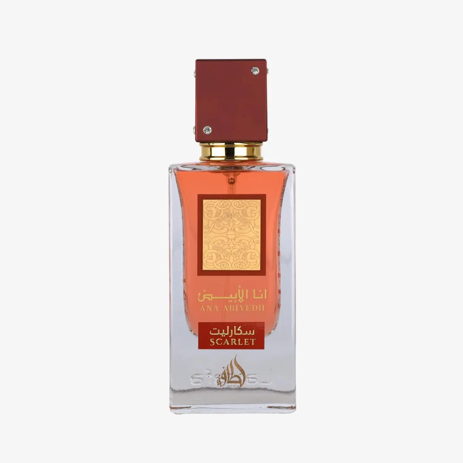 Lattafa Ana Abiyedh Scarlet – Fruity, Floral, Spicy, Sweet – Eau de Parfum Spray Long-Lasting Fragrance for Unisex, 2.0 Ounce / 60 ml