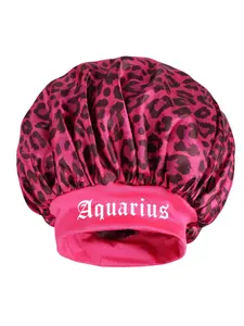 Multi-Use Women's Sleep Cap, Zodiac Print, Wide Elastic Design, Waterproof, Foldable Hair Cap, Daily Use, Shower, Men's Sleep Cap, Gift, Hair Bonnets
