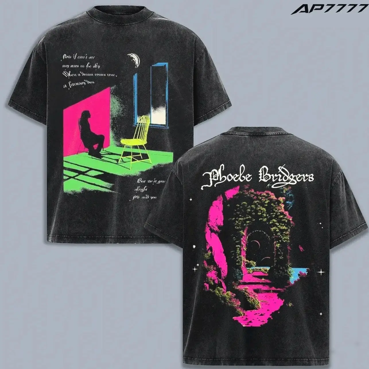 Phoebe Bridgers The Lost Tour Graphic High-Quality 100% Cotton T-Shirt, Phoebe Bridgers Fan Merch Graphic Tee, Indie Folk Concert Streetwear Graphic Shirt, Gift for Alternative Music Fans NX0