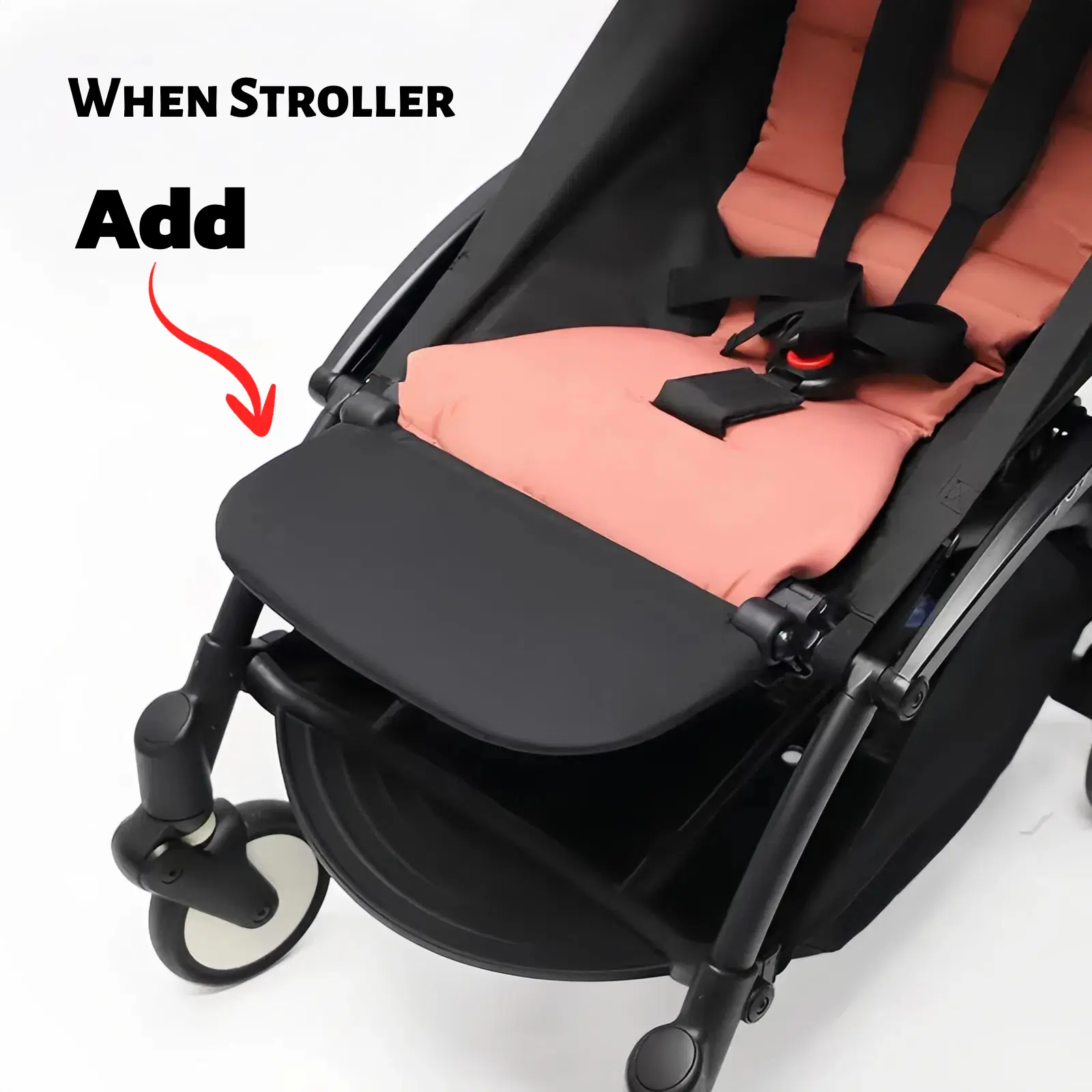 Comfortable Footrest for Babyzen Yoyo Stroller Adjustable Leg Rest Support Pad Accessories for Yoyo+ Pram，Pram Accessories