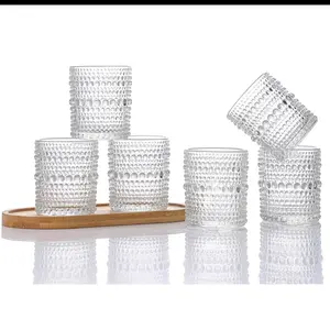 12 Pcs Clear Glass Tea Light Candle Holder Votive Candle Holders for Gift Wedding Table Decoration