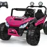 ANPABO 24V Battery-Powered 2-Seater Ride-On Car with Ride on Wheels, 4x200W Motors System, 5.1Mph Max Speed, Shock Absorber, Shatterproof Build, Bluetooth Music, LED Lights, Parent Remote, Spacious Cabin, Storage for Kids Ages 3-12, Batteries Built-In, Pl