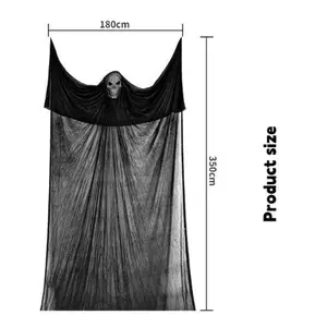 LED Hanging Skull Ghost Halloween Decor