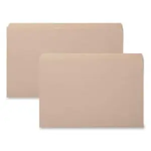Smead Manufacturing Company  File Folder- 11 Point- Straight Tab- 1 Ply- Letter- Manila