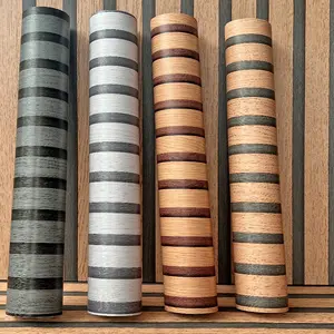 Self-Adhesive PVC Wallpaper, Peel and Stick Wallpaper Designs, Wood Grain Pattern Wall Sticker, Waterproof Moisture-Proof, Living Room Bedroom Kitchen Decoration