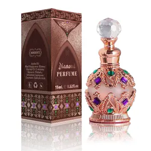 Tonfly Rose Gold Crown Perfume Oil - 15ml - Alcohol-free - Classical Style - Arabian Style Perfume - The Best Gift for Her