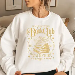[Sale off up to 50%] ACOTAR House Of Wind Book Club Shirt, Night Court Velaris House Of Wind Library Sarah J Maas Throne of Glass, Valkyrie Reading Room SJM, streetwear graphic tee