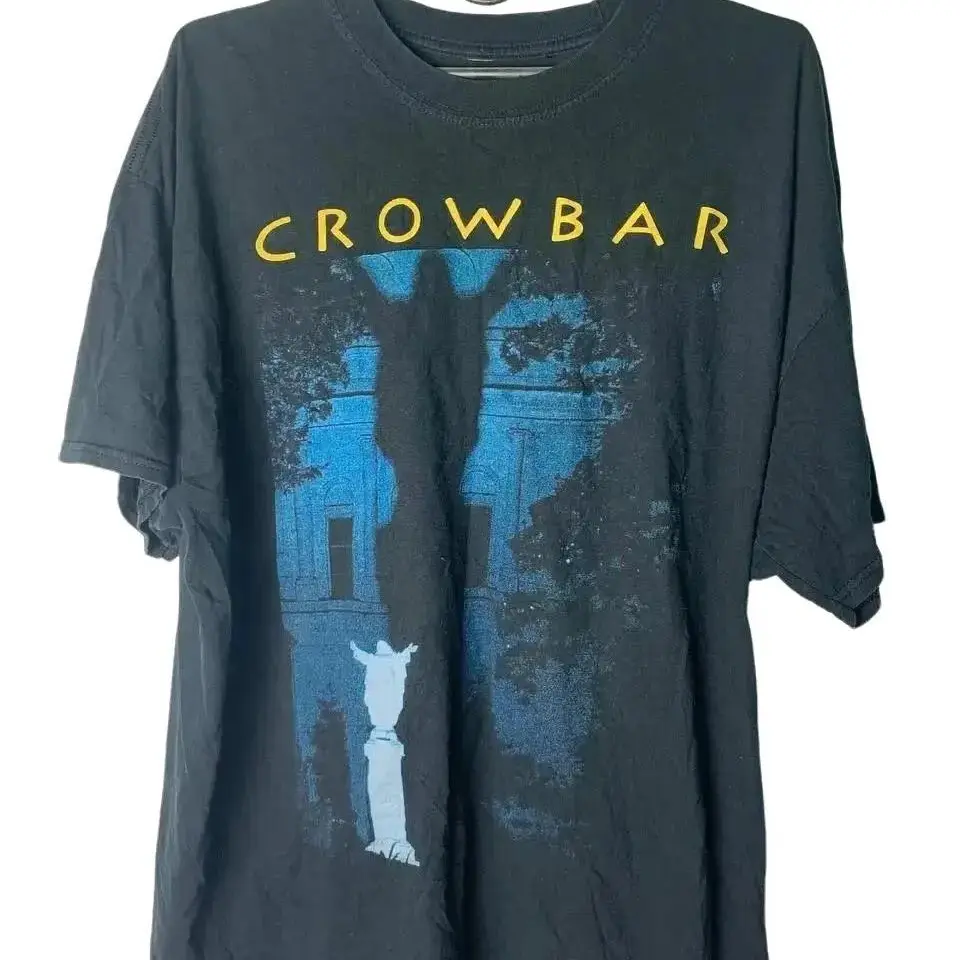 Vtg style Crowbar rock tour short sleeve classic black color shirt, Graphic tees, Short sleeve, T Shirt for Men, cotton, Top, Menswear