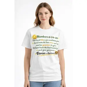 Numbers 6:24–26 Scripture Tee – White Edition