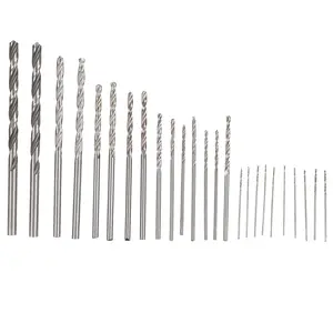 25Pcs Micro Drill Bits HSS Straight Shank Power Tools Mini Set for Jewelry Watch PCB Crafts 0.5 to 3mm