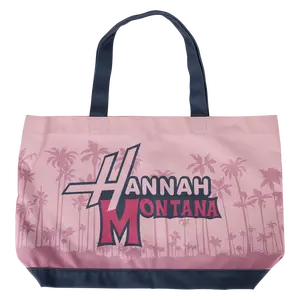 Hannah Montana Guitar Canvas Tote Bag