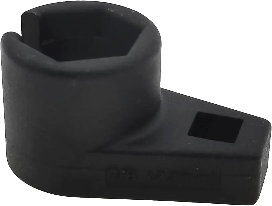 22mm Oxygen Sensor Socket, 3/8-Inch Drive Offset Socket with Wire Access, 3/8 Drive Fit for Removing and Installing Oxygen Sensors on Most Vehicles