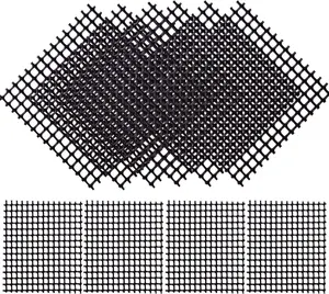 Lainrrew Plastic Mesh Screen for Plant Pots - 50 Pcs, Black, Outdoor