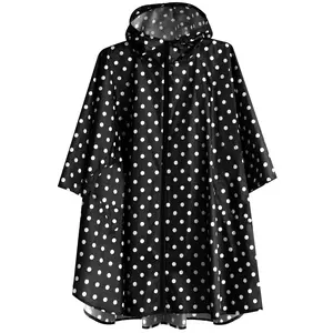 Unisex Rain Poncho Waterproof Raincoat Hooded for Adults Women with Pockets, Ideal for Outdoor Activities, Rain Poncho Hoodie