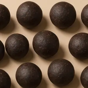 156 Boul Chocolat Haïti Pure Cacao santi Bon Authentic Haitian Chocolate Boul with Pure Cacao Flavor Snack Dessert