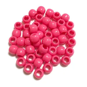 Hot Pink Hair Beads