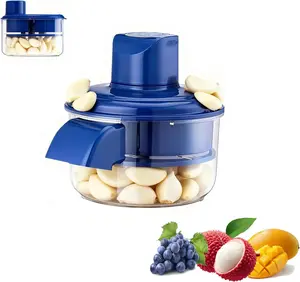 Grape Peeling Machine, Automatic Peeling Machine for Garlic, Fruit, Vegetables - Electric Garlic Peeler & Grape Peeler with Brush Roller for Effortless Peeling