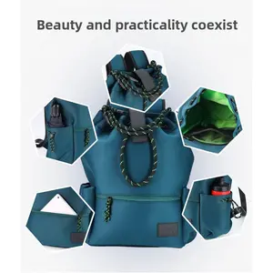 New diving fabric bag sports backpack drawstring bundle outdoor backpack, men's and women's fashion commuting shoulders