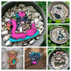 Adorable Cow and Goat Car Freshie Air Freshener cute