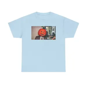 Dwight Pumpkin Head Horror T-Shirt