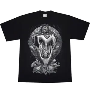 Men's Short-Sleeve Sport T-Shirt - Alma Azteca Warrior Mayan Design, Chicano Cholo Gangster Themed Clothing
