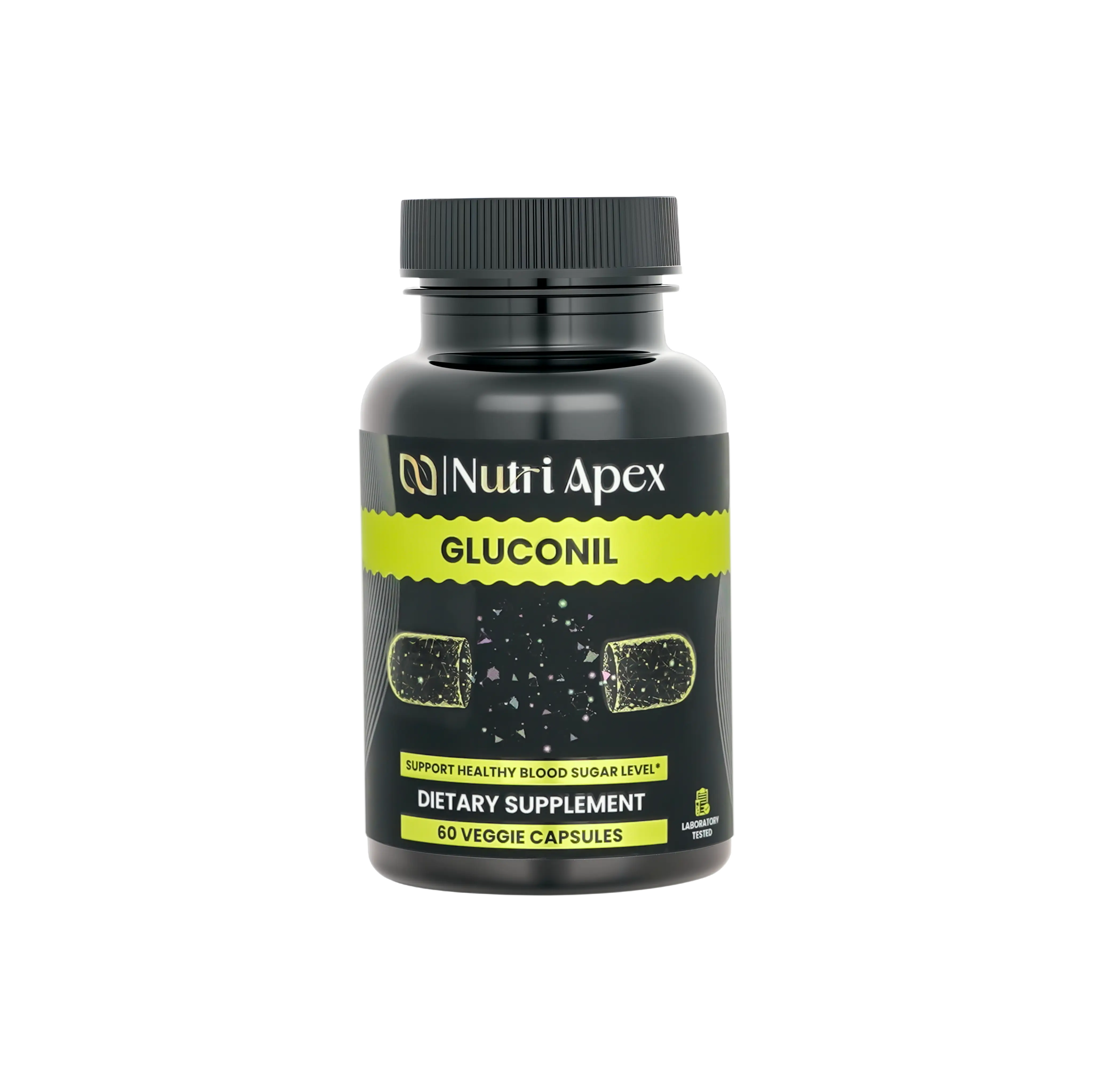 Gluconil — Blood Sugar & Glucose Metabolism Support with Chromium, Botanicals & Gymnema (60 Vegetarian Capsules)