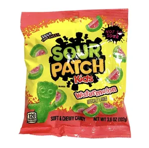 SOUR PATCH KIDS WATERMELON 3.6 OZ Snack Candy Sweet Flavor Chewy Fruity Soft