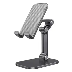 Foldable Adjustable Phone Stand, Portable Design with Three Shapes, Grid Texture for Better Grip, Multi-Joint Structure