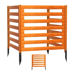 Air Conditioner Fence, Wooden Privacy Fence, 3 Panels 36" L x 36" Wx39.5"  H, Wood Compost bin, Suitable for Outdoor Trash Cans,AC, Pool Equipment Enclosures. tools gadgets raised garden