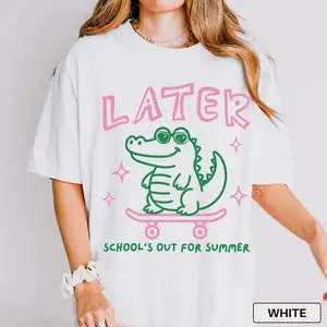 Last Day of School Shirt End of Year Teacher Shirt See You Later Alligator Teacher Summer Tee Teacher Team Shirt Teacher Gift